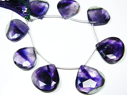 Améthyste briolette facettée rare de 280 ct pour création de bijoux d'exception