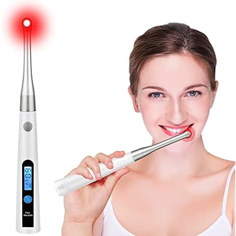 Tashi Red Light Therapy Device, Dual Wavelength 660nm 850nm Red Light Therapy for Cold Sore Canker Sore Pain Relief and Lip Sore Management Cover