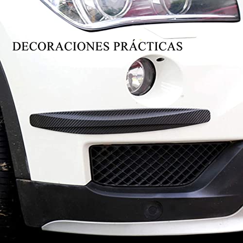 Voarge 4 Stück Universal Auto Ecke Stoßstange Guard Anti-Scratch Protector Aufkleber Streifen Kratzfest, Schwarz