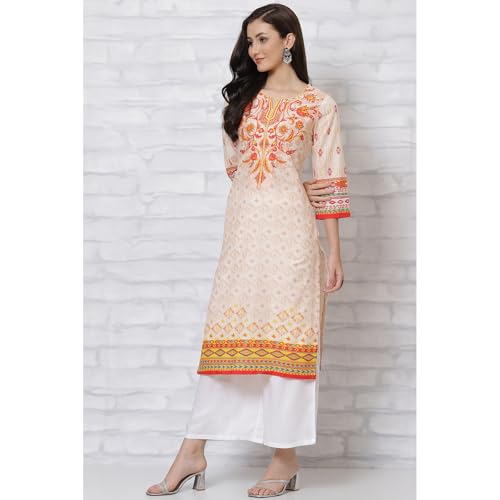 Image of Blue Straight Kurta