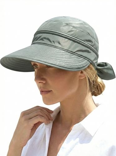 Visera solar para mujer 2 en 1 con protección UV miniatura 1