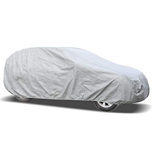 Arch Motoring SUV Car Cover, 3 Layer Dustproof Windproof UV Protection Breathable Jeep