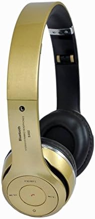 Like Star S460 Bluetooth Wired & Wireless Headphones with Tf Card/Mic/Fm Support (Gold)