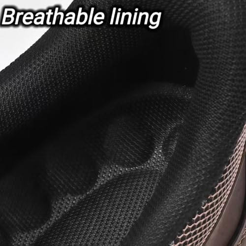 Men's Casual Comfortable Waterproof Outdoor Non-Slip Leather Walking Hiking Breathable Slip on Loafers for Walking Office and Driving Dress4