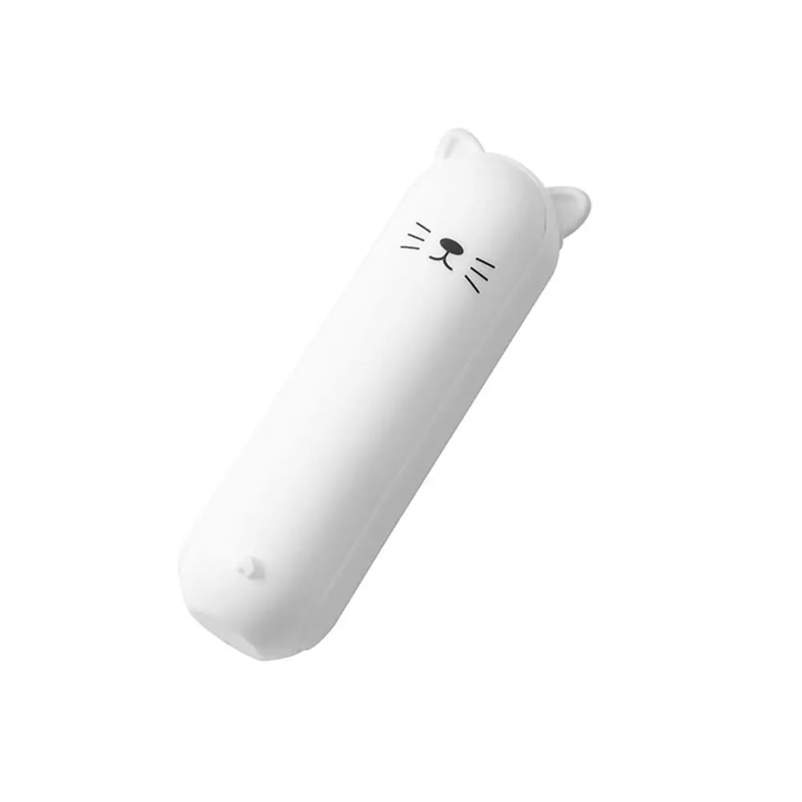 Lint Roller Sticky Silicone Dust Wiper Remover Cat Dog Clothes Reusable Washable Lint Roller Bed Hair Cleaning Brush(White)