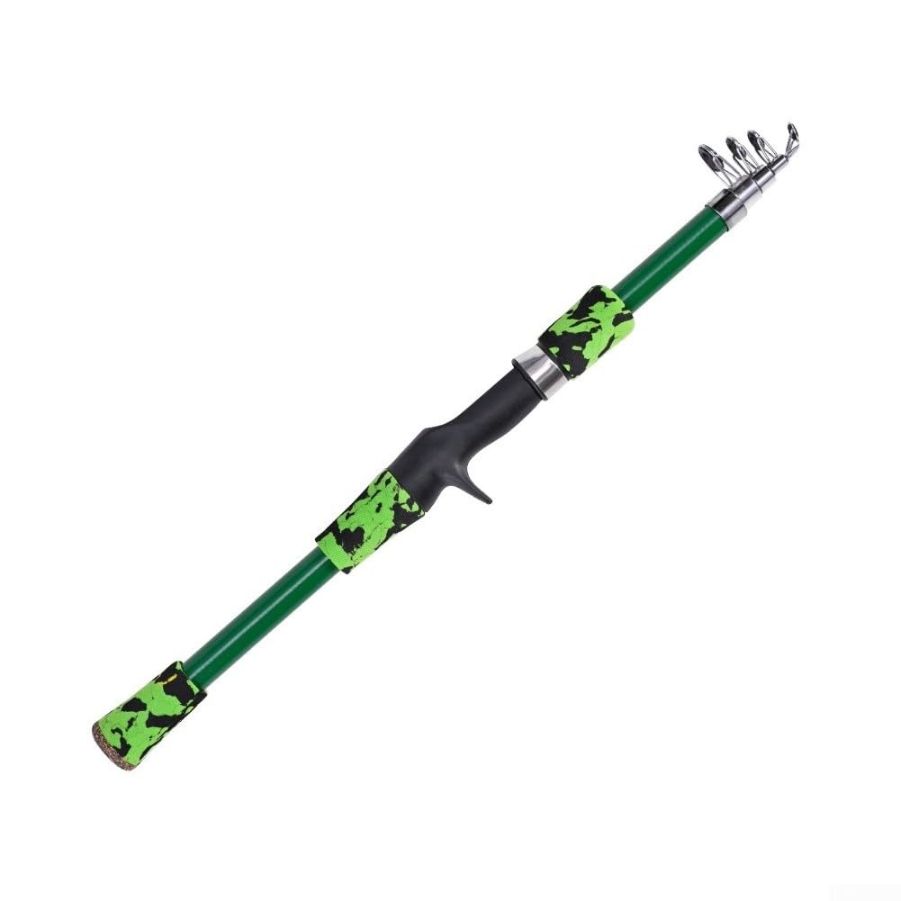 YJDOORPLAY Kids Telescopic Fishing Rod and Reel Set with Line, Baits and Hooks for Children Beginners, Lightweight Fiberglass Travel Pole(#3)