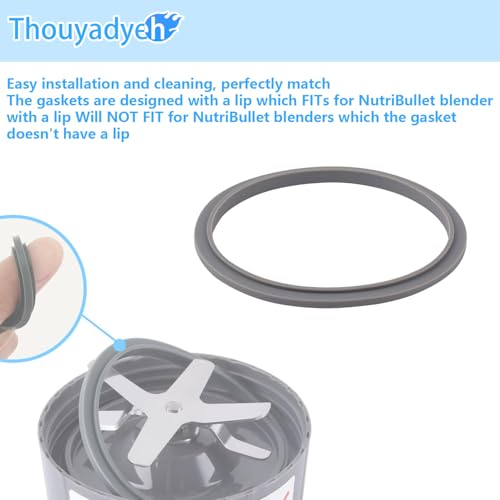 2 piezas de junta tórica de goma para licuadora NutriBullet miniatura 4