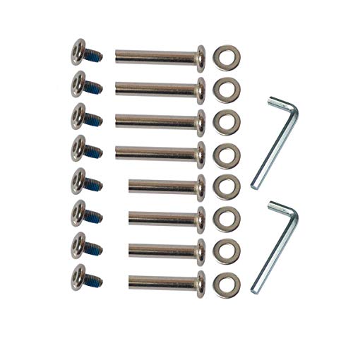 Trolleyshop OD 15/64 (6mm) Shaft Hex Socket Screw Inline Skate Wheel Roller Blades Replacement Skate Wheel Axles Repair kit (30mm/35mm) Trolleyshop OD 15/64" (6mm) Shaft Hex Socket Screw Inline Skate Wheel Roller Blades Replacement Skate Wheel Axles Repair kit (30mm/35mm)