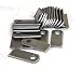 Weld On Steel Flat Tab Brackets 1" x 2 3/8" x 1/8" Lot of 25 Brackets