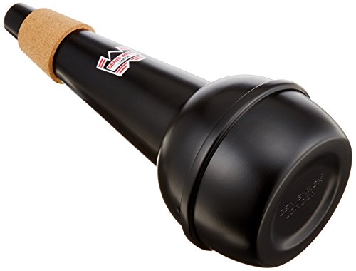 Denis Wick 5528 Practice Mute for Bass Trombone, Black Polyester Coated Aluminium