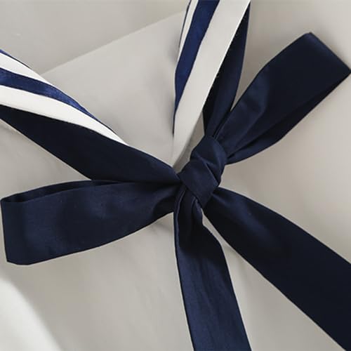 Women's JK Uniform Shirt Sailor Collar Necktie Loose Blouse Tops3