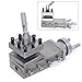 Lathe Tool Holder Post, Mini Lathe Tool Holder, Professional Portable Lathe Assembly, Stroke 90mm Post Holder Work Accessories, Cross Slide and Tool Post Compound Lathe Parts for Mini Lathe Accessory