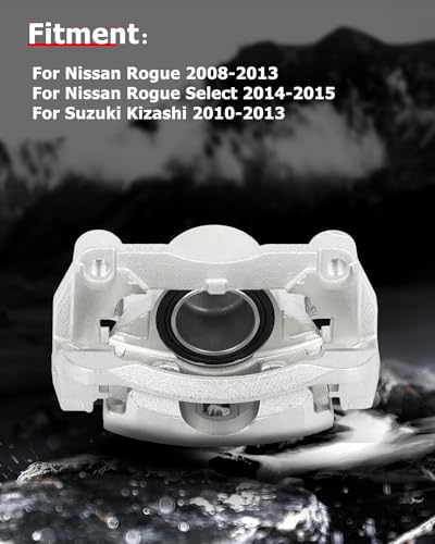 Image of cciyu Front Left & Right Brake Calipers Assembly w /Bracket 19B3428 19B3429 2008-2013 For Nissan For Rogue,2014-2015 For Nissan For Rogue Select,2010-2013 For Suzuki For Kizashi