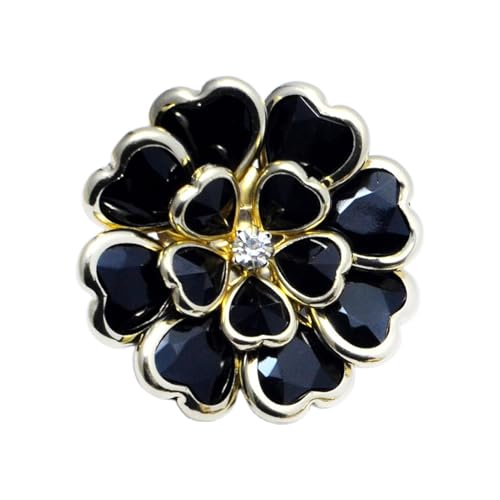 Clips Para Cubrir Botones: Metal Decorativo Elegante, De Bricolaje En Forma De Flor, Accesorio Para Traje De Camisa, Pieza De Elegante | Encantador Detalle De Diseñado Para Abuela,