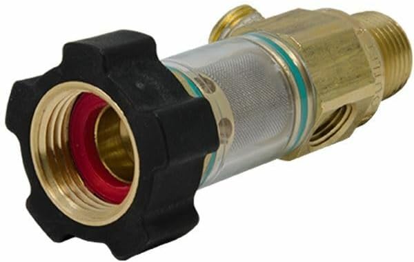 General Pump 100651 Replacement for Duraview Inlet Water Filter 1/2"" MPT X 3/4 FGH, 1/4"" Bypass
