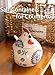 Frezonika Ceramic Salt Cellar with Lid and Spoon, 13 OZ Large Chicken Salt Jar, Salt Holder for Counter, Coffee, Sugar, Spices and Candies, Salt Containers for Countertop (Blue)