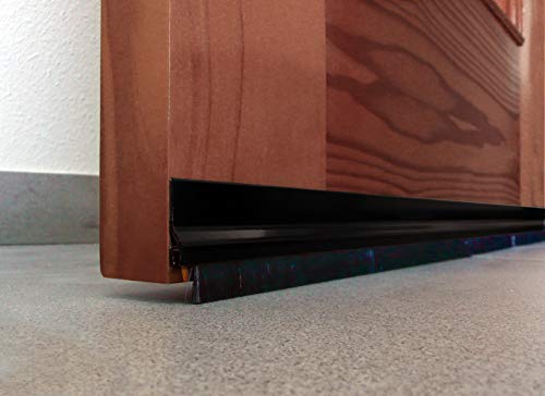 BURLETE ALUMINIO ADHESIVO FLECO 92CM NEGRO Cover