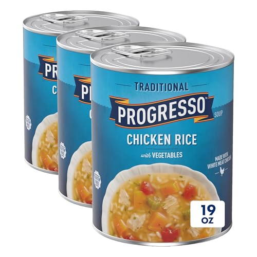Image of Progresso Traditional, Chicken Rice with Vegetables Canned Soup, 19 oz. (Pack of 3)