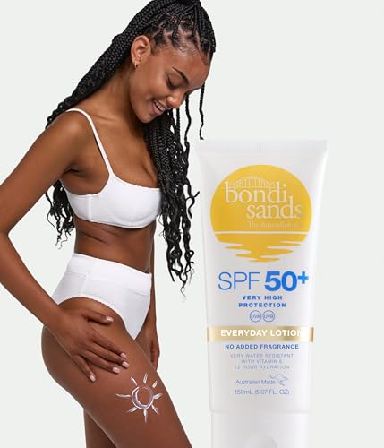 Bondi Sands Fragrance Free Sunscreen Lotion SPF 50+ | Non-Greasy Broad-Spectrum Formula Moisturises, Soothes, and Protects Skin, Water Resistant Up To 4 Hours + Cruelty Free | 150 mL/5.07 Oz - Image 5