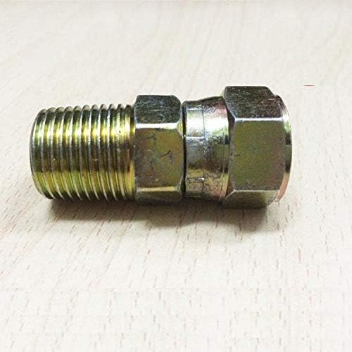Hydraulic Fitting Steel Adapter 3/8 Male NPT to #6 Female JIC 3/8 UNF 9/16-18 Flare AN-06