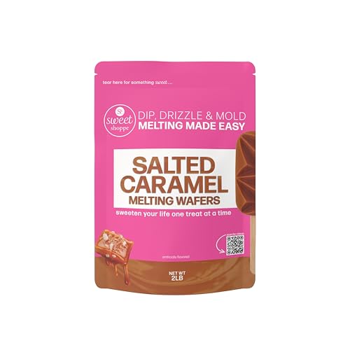 Sweet Shoppe Salted Caramel Flavored Melting Wafers (Salted Caramel, 2