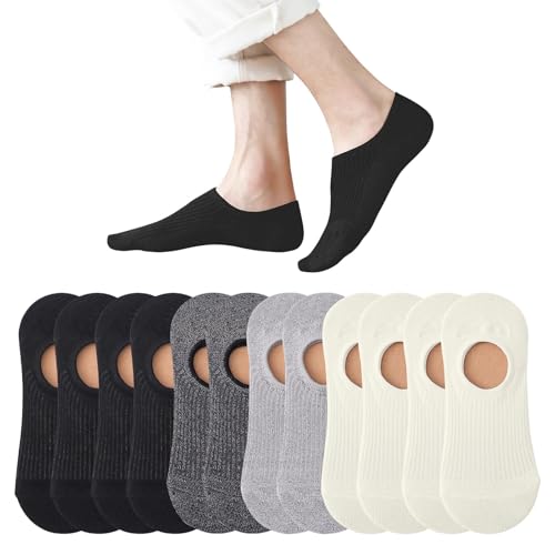 BOMOOMOO Calcetines invisibles y forros para hombres y mujeres, calcetines tobilleros de corte bajo para zapatillas deportivas o zapatos informales