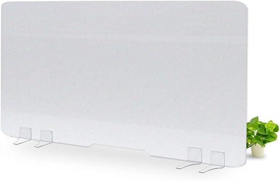 窓ありアクリルパーテーション(幅80cm×高さ91cm) 4枚セット】感染対策