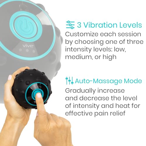 Vive RHB2006BLK Vibrating Massage Ball thumb #4