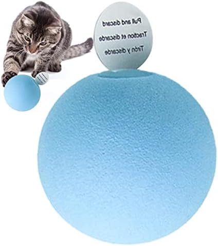 Gato jugando a la pelota | Juguetes interactivos para patear gatos,Gatito Catnip Juguetes Para Gato Ejercicio, Gatito Interactivo Diversión Mental Ejercicio Físico Rompecabezas Gatito Generic
