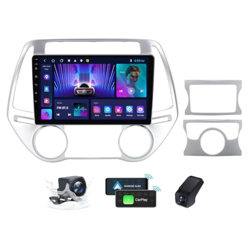 Android Auto y CarPlay en tu Hyundai i20 con este Estéreo de Coche Doble DIN de 9,5"