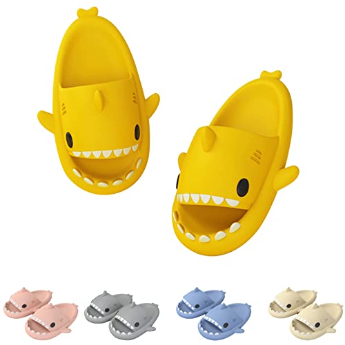 LELEBEAR Shark Slides Adult Cloudy Cute Shark Slippers For Women Men