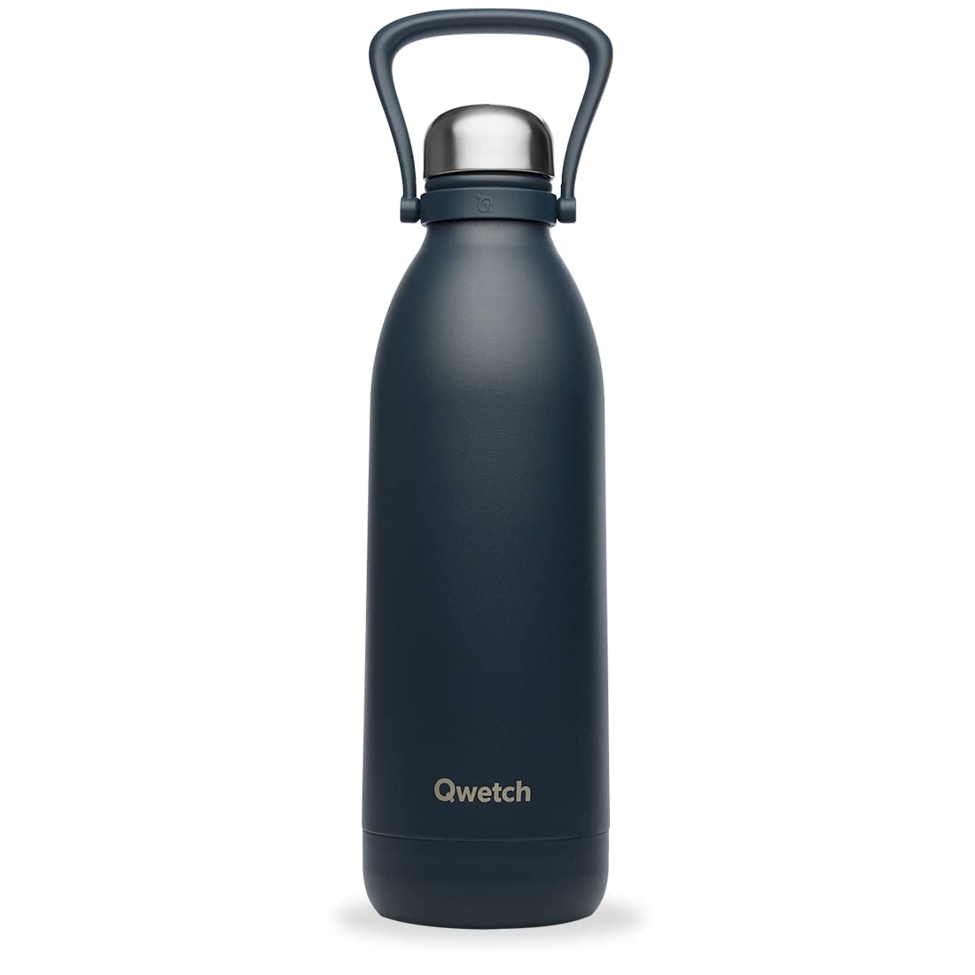 Grande bouteille isotherme gris carbone 1,5L en inox sans BPA