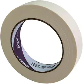 Fita Crepe 18 mm x 50M - Uso Geral, Pintura e Embalagem, Alta Aderência