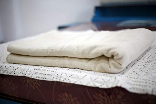 Tissu khadi bio épais anti-usure pour rénover vos fauteuils | Coton indien 5m