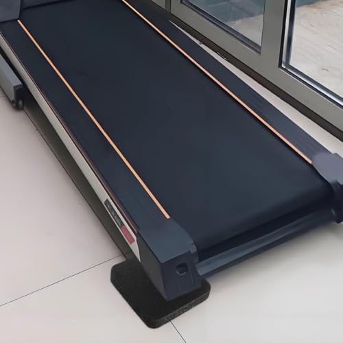 Alasum 6 Pack Tapete para Cinta de Correr Grosor para Piso de Baldosa Amortiguador de Vibraciones y Reducción de Ruido Antideslizante para Equipos de Fitness en Gimnasio en Casa 4.33 X 4.33 X 0.47 pulgadas miniatura 2