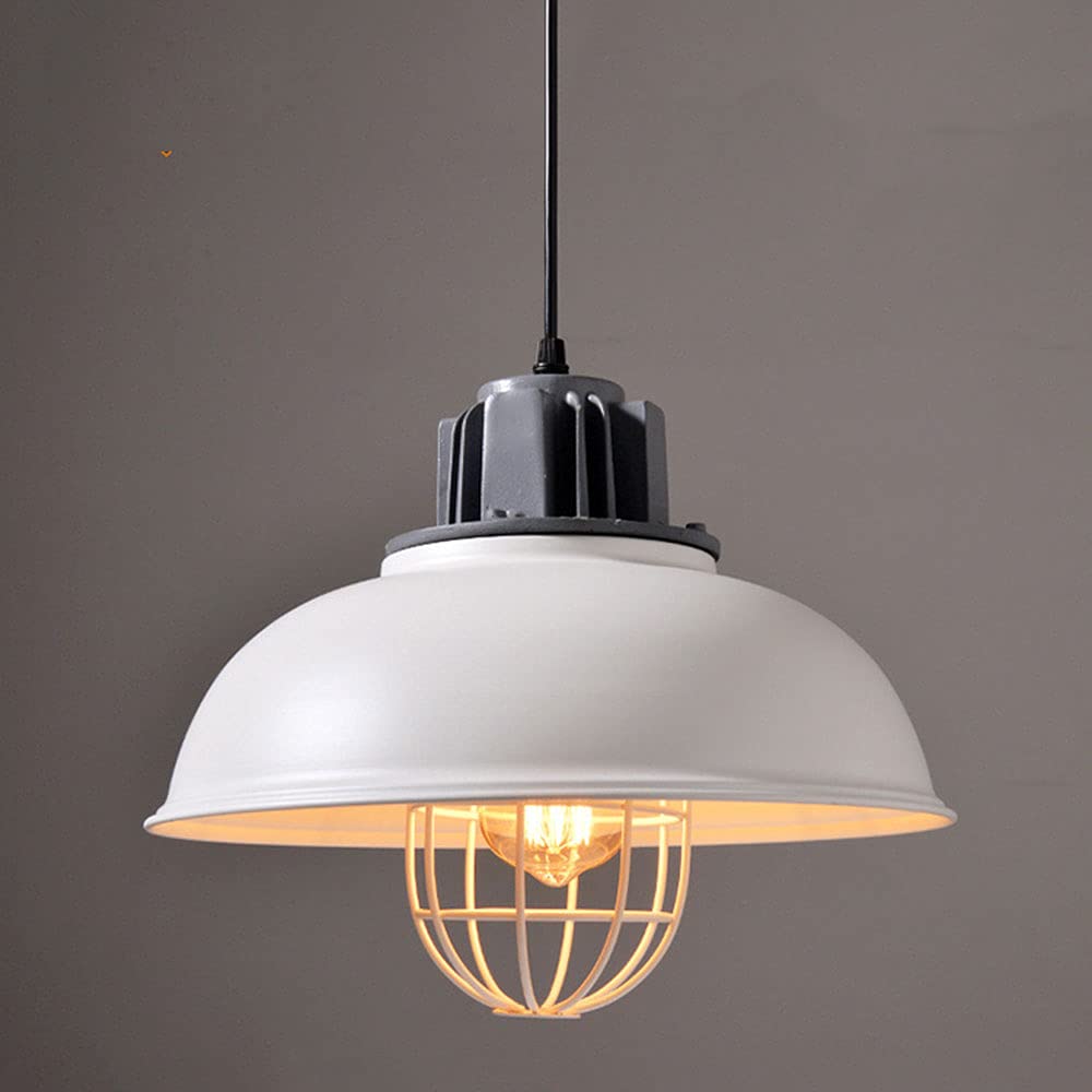 Lustre de style industriel abat-jour en métal suspension rétro garage ferme
