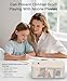 ySky Lockable Storage Box with Combination Code - Secure Medicine Safe, Phone Jail & Snack Container for Refrigerator, Home, Office, Travel - Durable Multi-Purpose Lock Box (Cream)