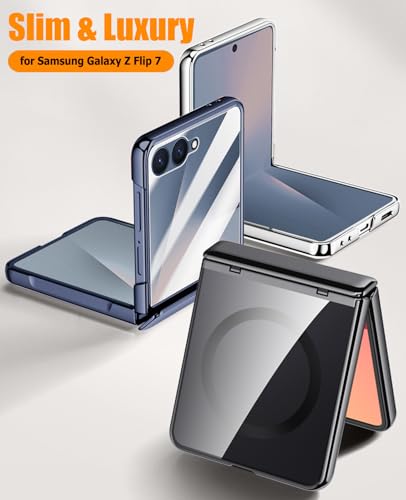 Coque Samsung Z Flip 7 transparente pour un usage quotidien mains libres