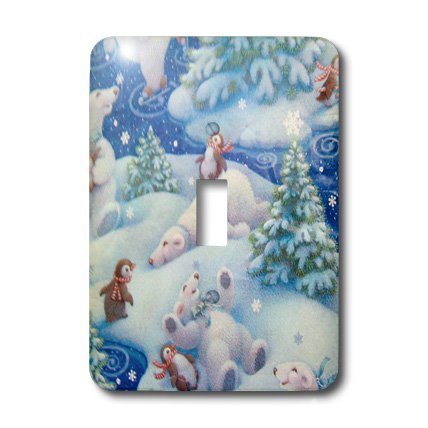 Interrupteur à bascule lsp_25293_1 Polar Bear Play pour remplacer une plaque usée