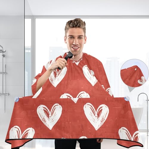 Capa para cortar cabello impermeable profesional MAOBLYR con cierre ajustable de broche para estilismo y peluquería miniatura 6