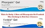 Ibuprofen 5% Gel offering Excellent Pain Relief to Muscle and Joints 100g Tube