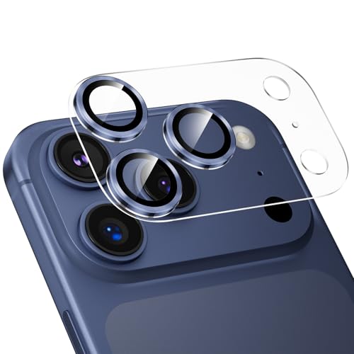 Podick �J�����J�o�[ iPhone 17 Pro �p �J�����t�B���� ������� �S�ʕی� 9H�����K���X ���h�~ �����Y�ی� �ϏՌ� �A�C�t�H��17 pro �J�����ی� �����ߗ� ������� �I�o�I�[�o�[�h�~ ��phone �J���������Y�v���e�N�^�[ �f