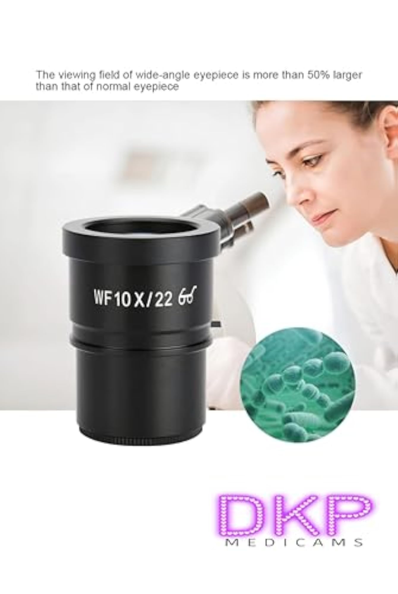 Microscope Eyepiece, Stereo 10X Wide Angle