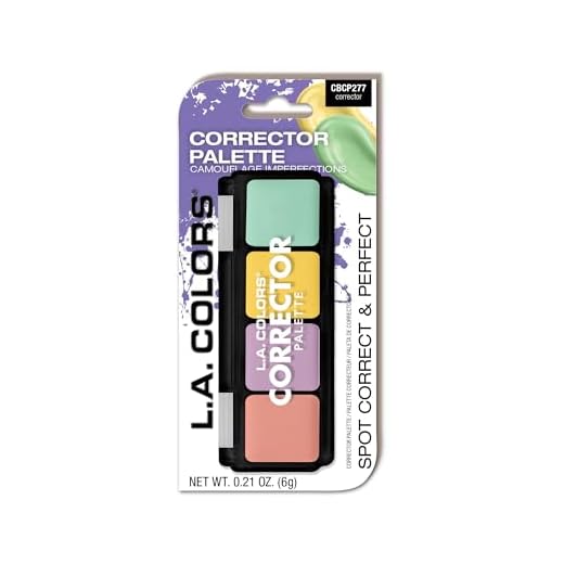 L.A. COLORS Corrector Palette, Black (Carded) CBCP277