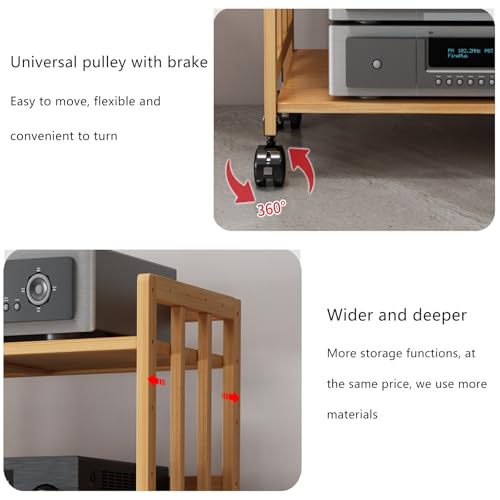 Mueble esquinero de madera para soportes de estéreo, TV y tocadiscos 4