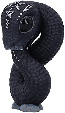 Nemesis Now Cult Cuties Ouroboros Snake, Black, 9.6cm
