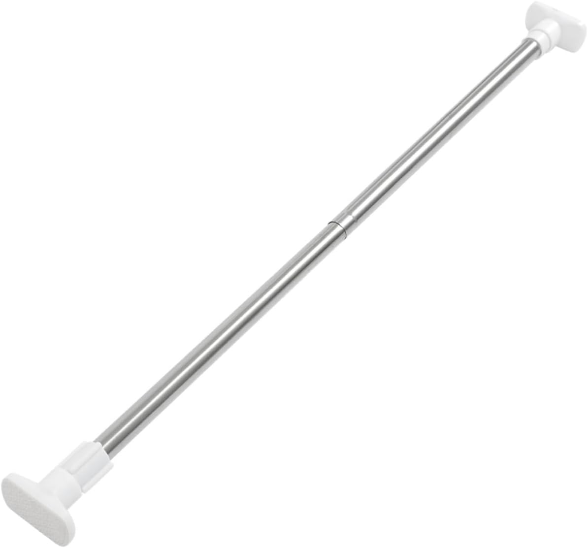Telescopic Tension Rod Adjustable No-drill Shower Curtain and Clothes Rail Standard Diameter for Bathroom Living and Bedroom Use