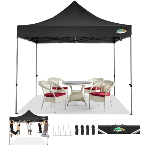 COBIZI pavillon 3x3 wasserdicht stabil Winterfest faltpavillon 3x3,Outdoor faltbar pavillon Party...