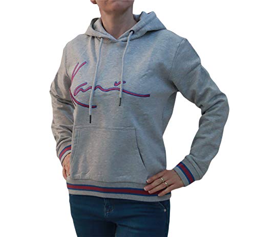 Karl Kani Signature Hoodie Damen Sweatshirt grau (grau, s)