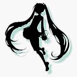Generic Magnet Hatsune Miku V3 Shadow Magnet Bumper Sticker Car Magnet Flexible Reuseable Magnetic...